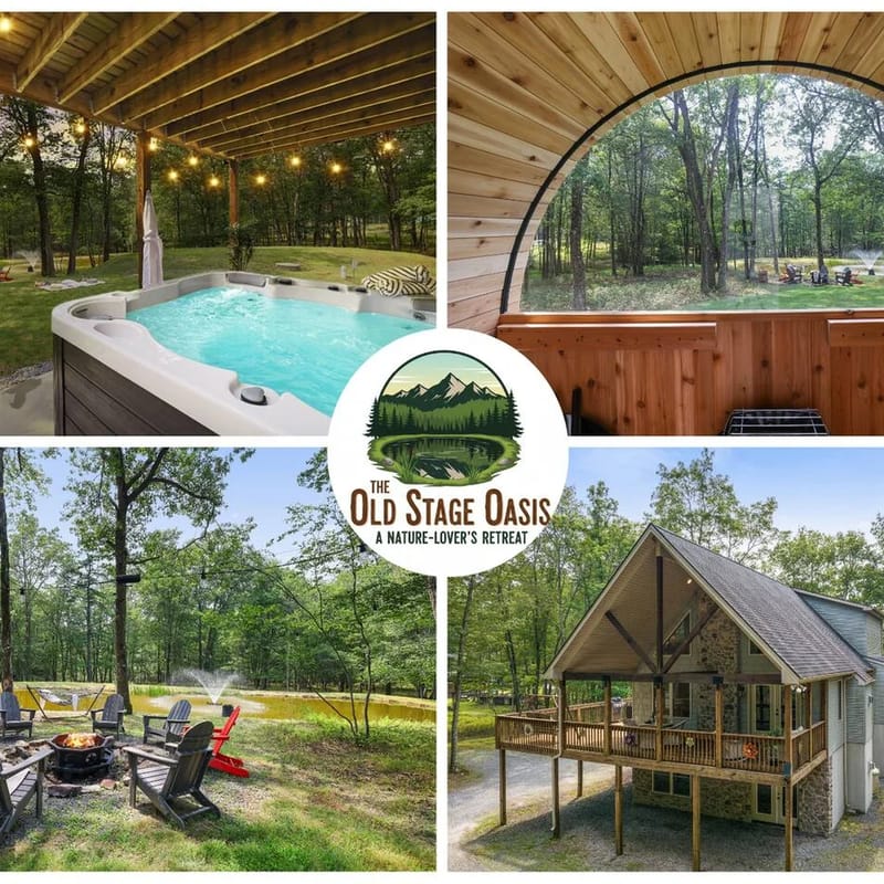 Spa-Like Oasis In Nature, Relaxing Hot Tub & Pond